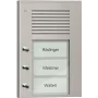 Audio-Türstation PDS PDS03-EN/04 3-Tasten 1-reihig Aufputz silber