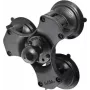 RAM Mounts Twist-Lock Dreifach-Saugnapf-Kugelbasis 3,81 cm Schwarz