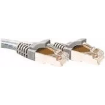 ACT FB3001 Netzwerkkabel, Cat6a S/FTP (S-STP), 1 m, Grau