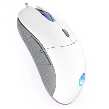 ENDORFY GEM Plus Onyx Weiß Maus Gaming Rechtshänder USB Typ-C Optisch 19000 DPI