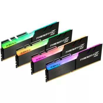 DIMM 32 GB DDR4-3600 (4x 8 GB) Quad-Kit, Speicher schwarz, F4-3600C16Q-32GTZRC, Trident Z RGB, INTEL XMP