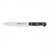 Messerset ZWILLING Gourmet 3 tlg. — geschmiedete Stahlklingen 10/16/20 cm, schwarze Kunststoffgriffe, spülmaschinenfest