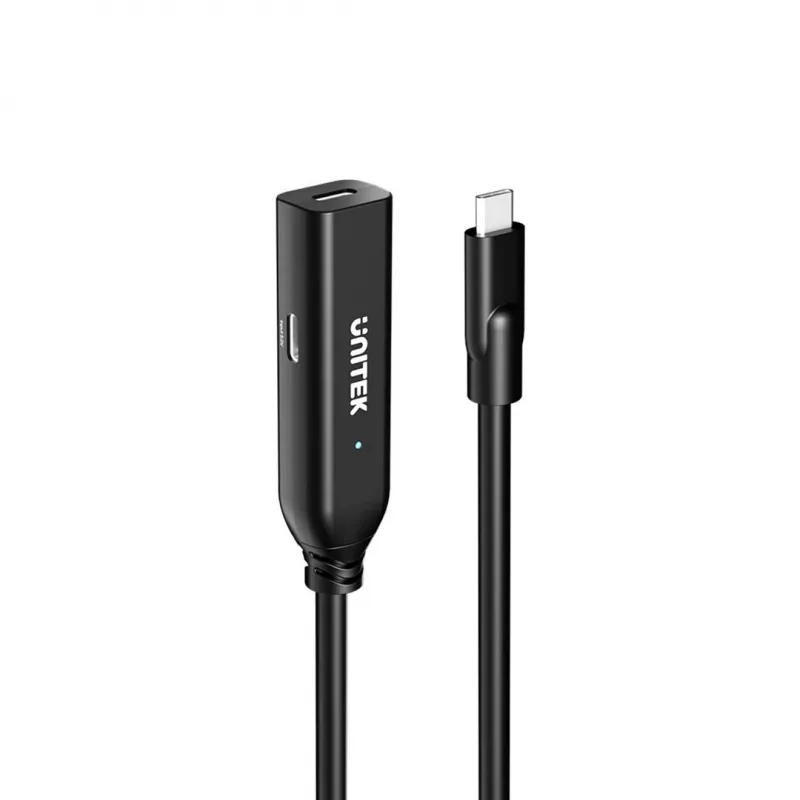 Verlängerungskabel Unitek U1335ABK01 USB-C Stecker auf Buchse, 10 Gbit/s, 5 m, schwarz