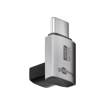 Goobay USB-C-Adapter vertikal 90° rotiert USB4 - Stecker> (74444)