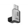 Goobay USB-C-Adapter vertikal 90° rotiert USB4 - Stecker> (74444)