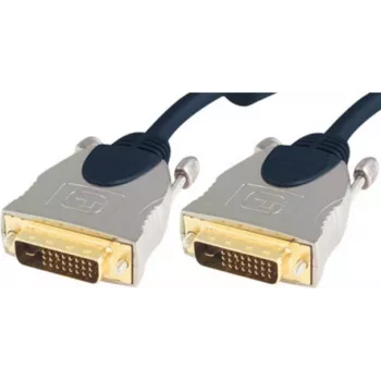 shiverpeaks sp-PROFESSIONAL DVI-Kabel 2 m DVI-D Blau - Chrom (SP77442)