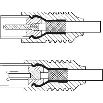Goobay Antennenkabel (Klasse A+, >95 dB), 3-fach geschirmt, 1,5 m, Weiß – Koax-Stecker > Koax-Buchse (vollständig geschirmt) (58807)