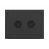 Wandmontage 19-Zoll-Rackschrank LANBERG 4U 600x450 mm schwarz mit Metalltür