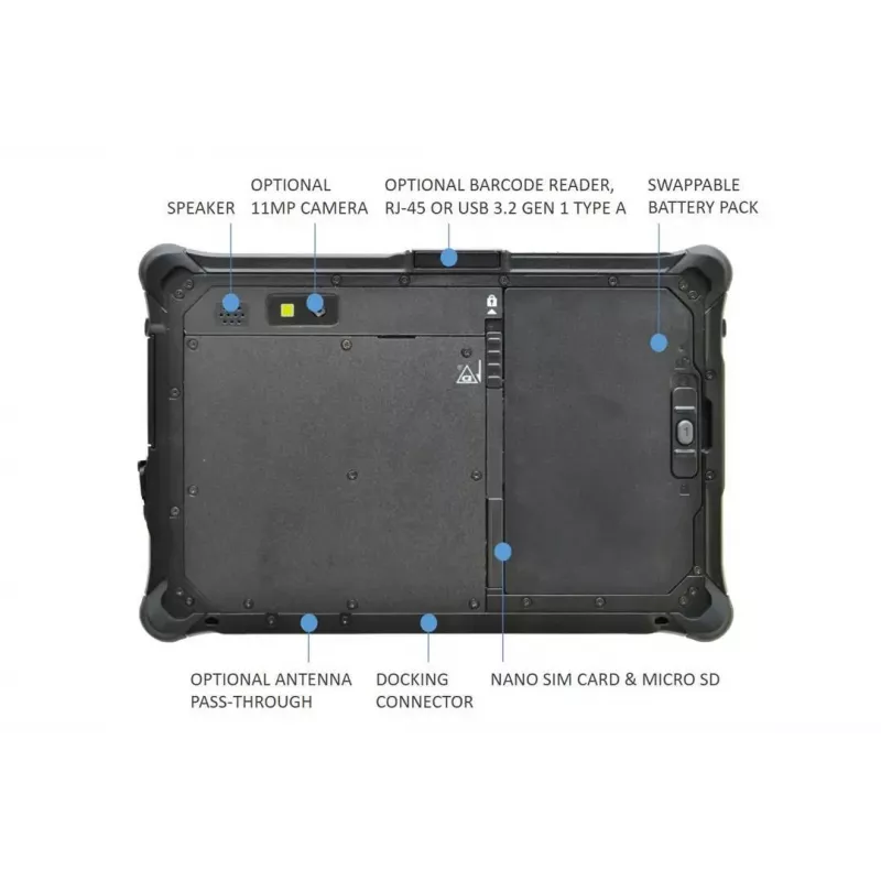 Tablet R8AA1 CI5-1230U 8 Zoll / 8 GB / 128 GB R8H1P1DEBBLX Durabook