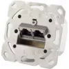 RJ-45 Netzwerkdose ShiverPeaks BS74280 — Kategorie 6a, Metallisch