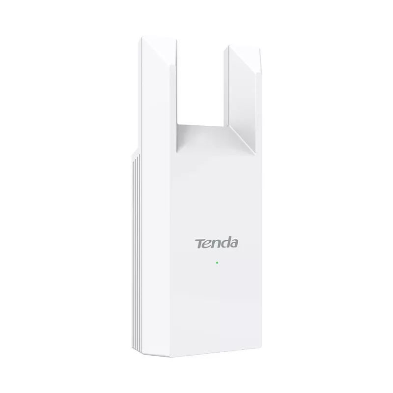 Netzwerk-Repeater TENDA T10 2,4 GHz Wi‑Fi 4, 300 Mbit/s, 2 externe Antennen, 1x RJ-45, weiß