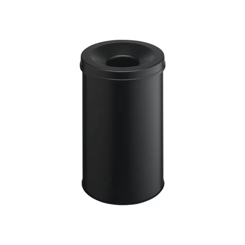 Abfalleimer Rund Stahl Schwarz Durable 330601