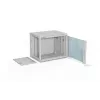ALANTEC Racking-Schrank 19 Zoll 9HE 600x450, grau flach Packung