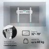 TV-Zubehör Wandhalterung /32-70/WEISS TM5-W Onkron