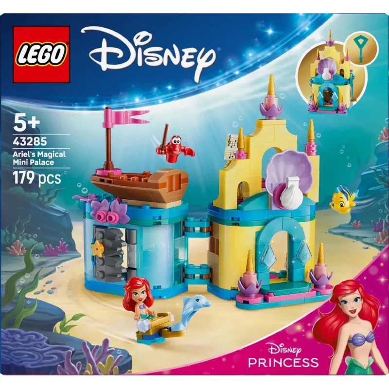 LEGO Disney 43285 Ariels Magical Mini Palace