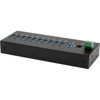 USB-Hub Exsys EX-11230HMS 10-Port USB 3.2 Gen 1 mit 15 kV ESD-Schutz
