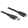 USB-Kabel DeLOCK 85074 USB 3.2 Gen 1 2 m USB A Micro-USB B Schwarz