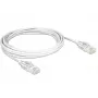 DeLOCK - Patchkabel - RJ-45 (M) - RJ-45 (M) - 50cm - UTP - CAT 6 - Halogenfrei - Weiß (83780)