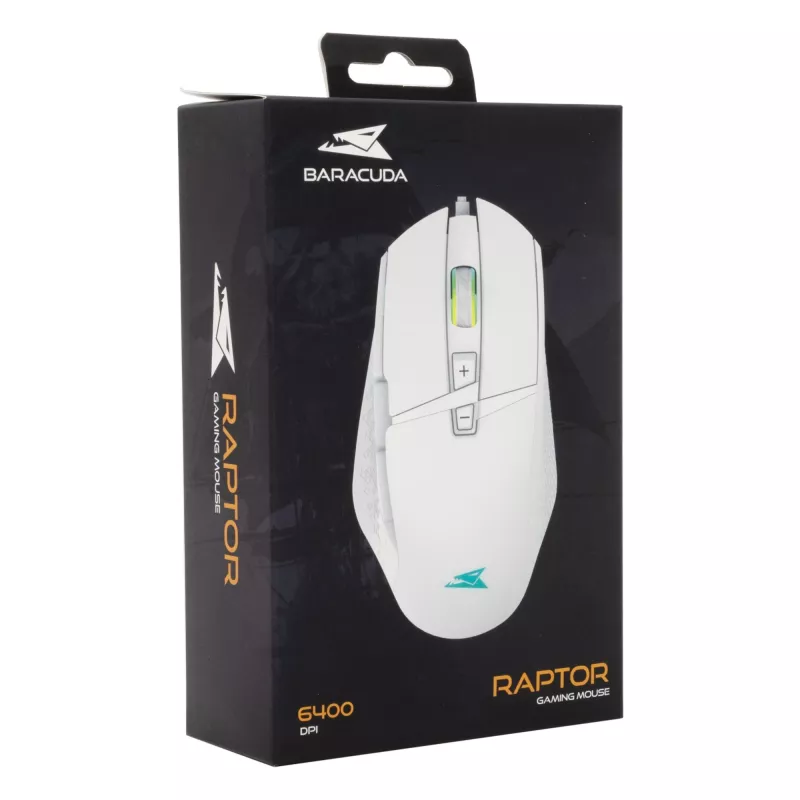Maus Baracuda BGM-051 Raptor Weiß USB