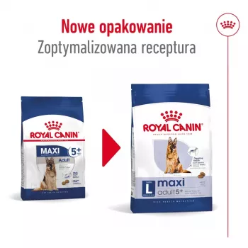 Trockenfutter für Hunde Royal Canin Maxi Adult 5+ 15 kg — Huhn, Protein 26 %, Fett 17 %
