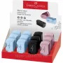 Manueller Anspitzer Faber-Castell 182774 Schwarz Blau Pink
