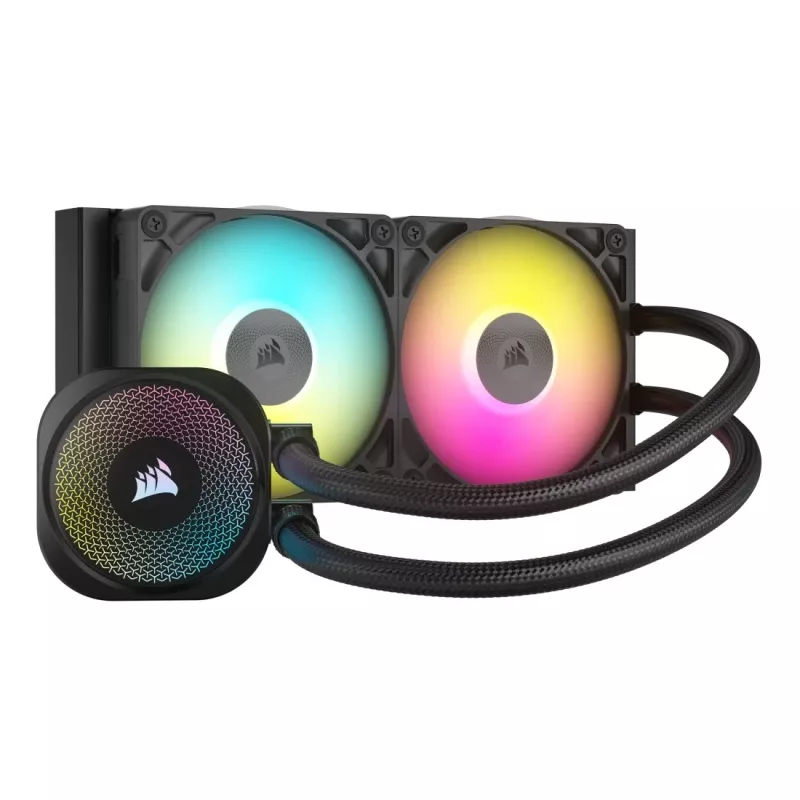 All-in-One-Flüssigkeitskühler Corsair iCUE LINK TITAN RX RGB 12 cm Schwarz