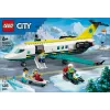 LEGO City Rettungsflugzeug 60465 – kleines Rettungsflugzeug-Bauset, 403 Teile, 4 Minifiguren, Alter 6+
