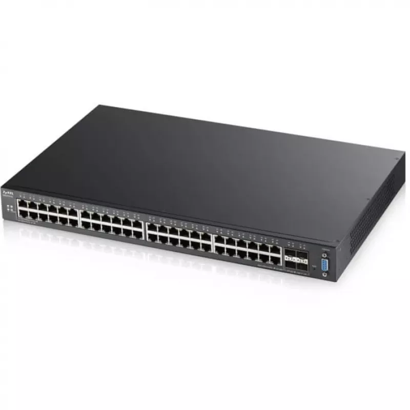 Zyxel XGS2210-52 Managed L2 Gigabit Ethernet (10/100/1000) 1U Schwarz
