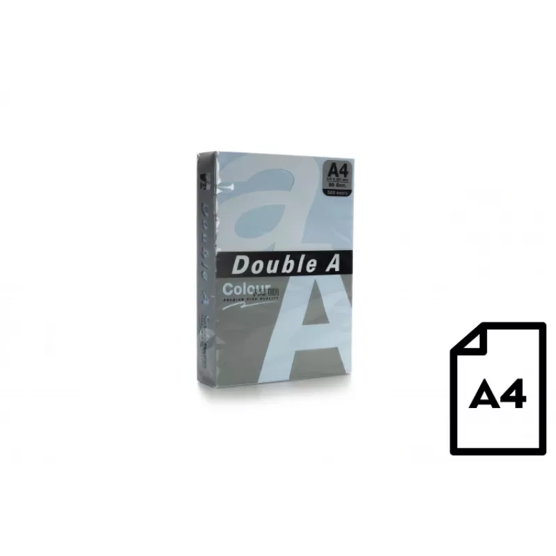 Farbpapier Double A, 80g, A4, 500 Blatt, Ocean