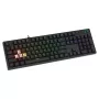 Gaming-Tastatur SAVIO STYX BROWN – mechanische Outemu Brown, QZERTY US International, RGB, USB, Full-Size 104 Tasten, schwarz