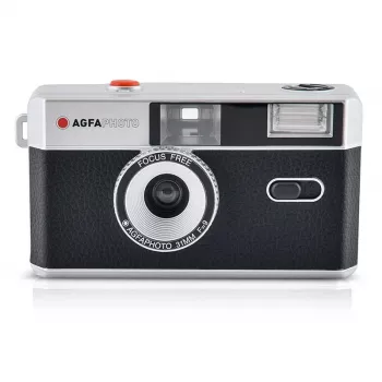 AgfaPhoto 603000 Filmkamera Kompaktkamera 35 mm Schwarz – Silber (603000)