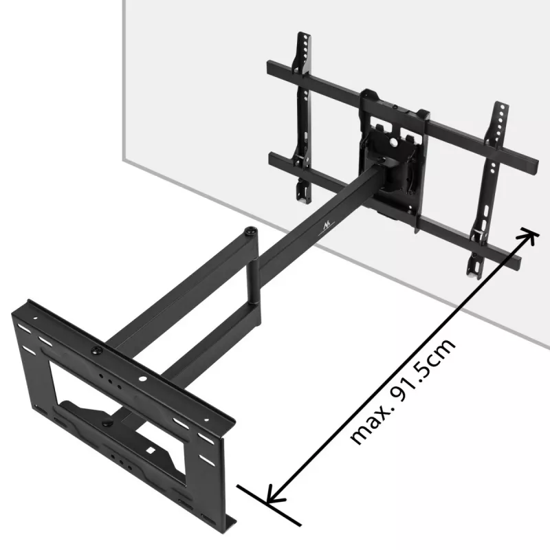 TV-Halterung MACLEAN MC-985 VESA 600x400 für 37–80 Zoll Fernseher, max. Belastung 45 kg