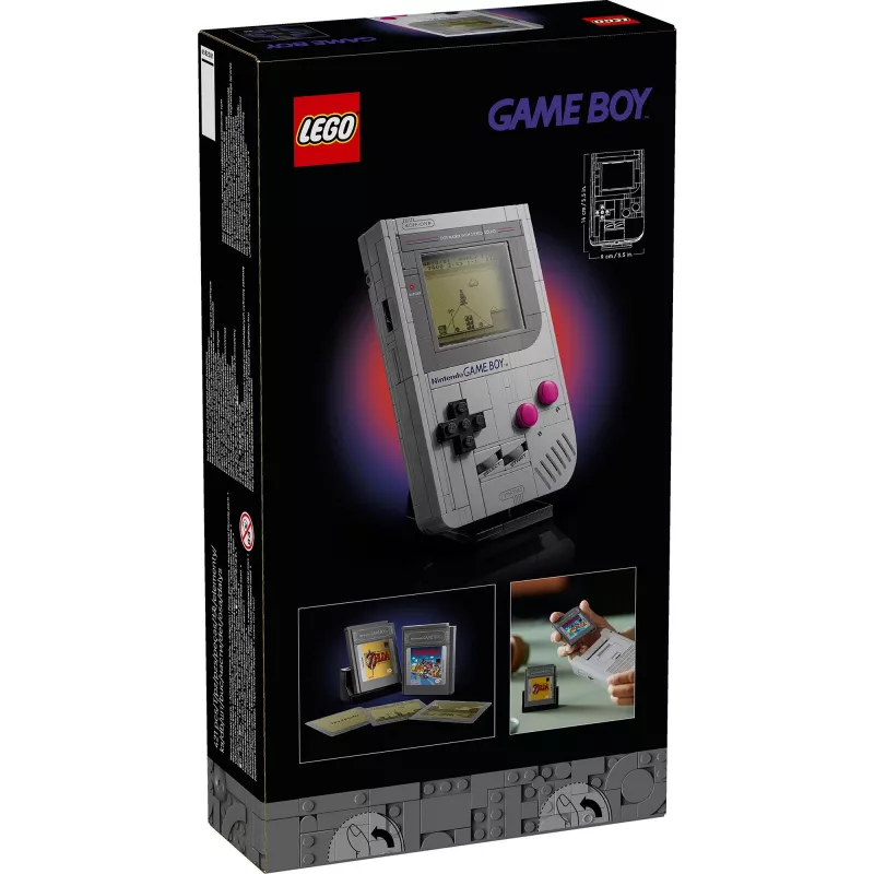 LEGO Retro-Design-Bausatz Game Boy 72046 – detailliertes Modellnachbildung, Ausstellungsständer