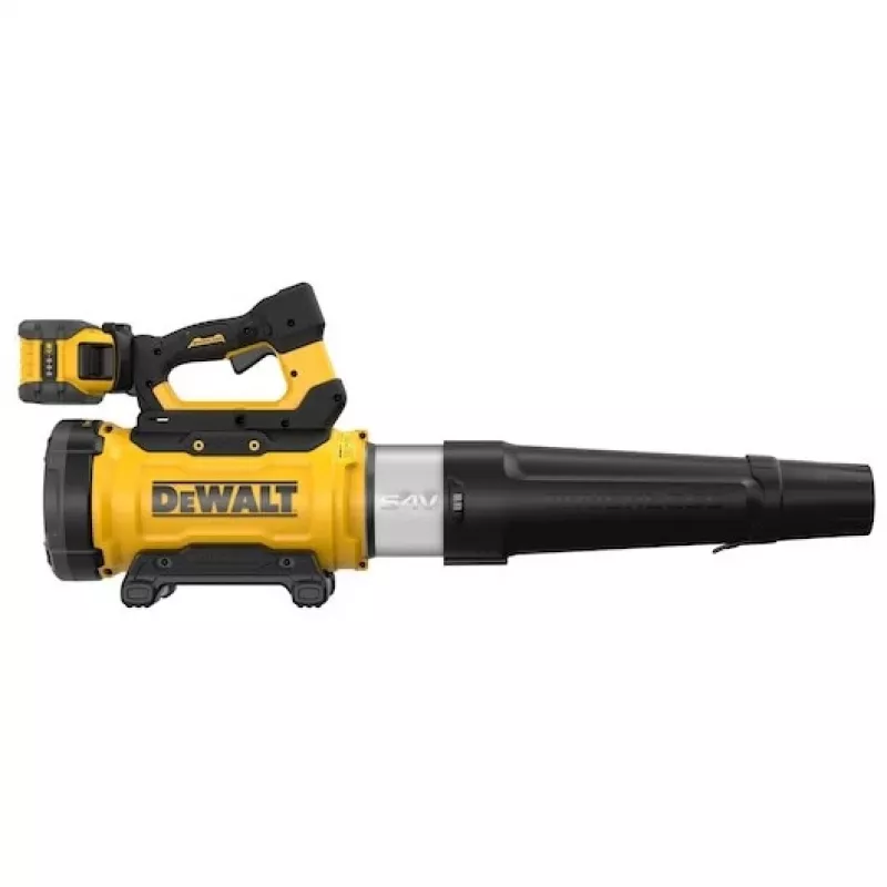 Hand-Laubbläser DeWalt DCMBL777X1-QW — bürstenloser Motor, 21,5 m³/min, 258 km/h, 9 Ah Akku, 3 Geschwindigkeitsstufen, 3,2 kg