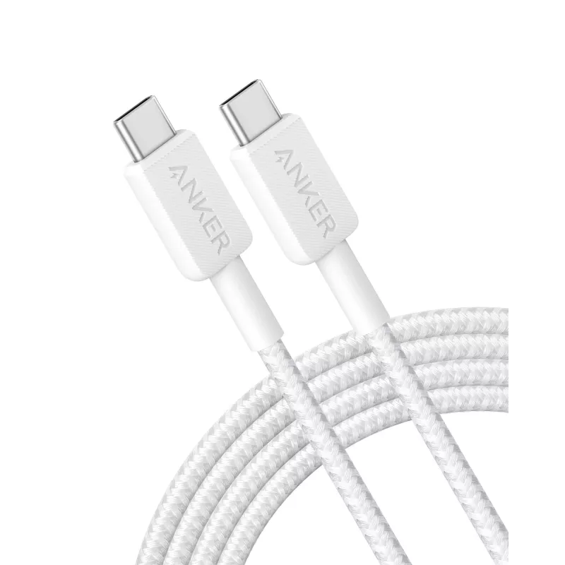 USB-C auf USB-C Kabel Anker 322 — 1,8 m, weiß