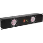 Rack-Frontblende Omnitronic Z-19 2U mit 2 Lüftern für 19-Zoll-Rack