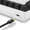 Sharkoon SKILLER SGK50 S3 Tastatur Gaming USB QWERTY Portugiesisch Weiß