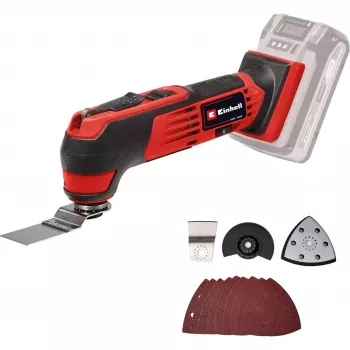 Power X-Change Akku-Multifunktionswerkzeug TE-MG 18/1 Li-Solo, 18 Volt (Rot/Schwarz, ohne Akku und Ladegerät, inklusive Zubehör)