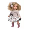 Puppe Llorens Elena 35 cm — weicher Körper, handbemaltes Gesicht und Gliedmaßen