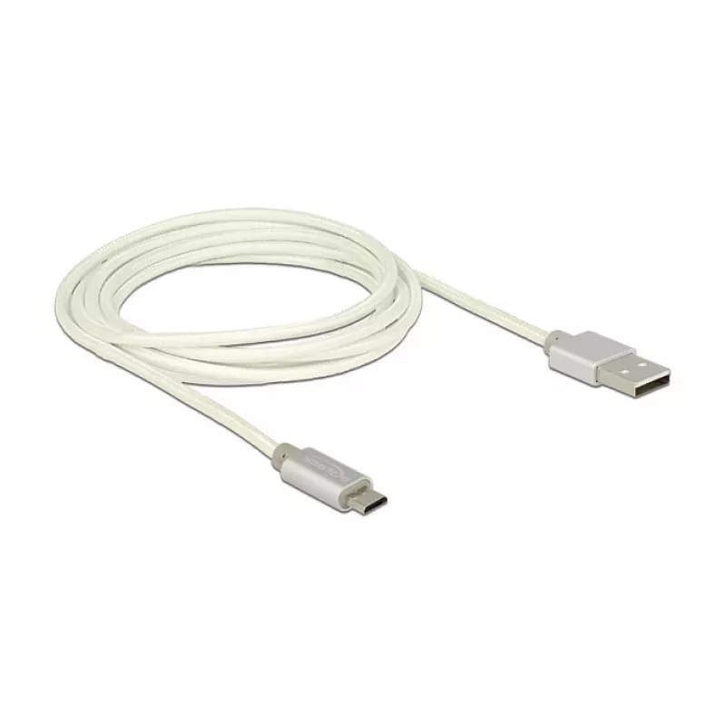 USB-Kabel DeLOCK 2m USB2.0-A/USB2.0 Micro-B