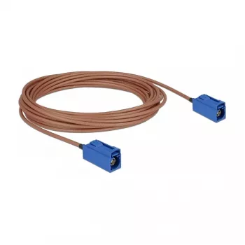 Koaxialkabel DeLOCK 89666 RG-316 5m FAKRA C Blau Braun