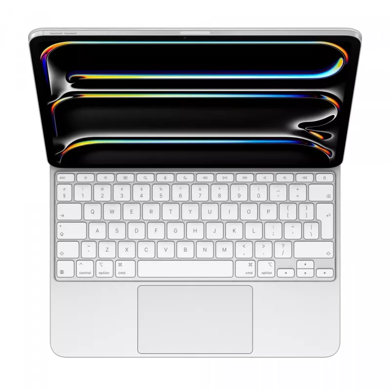 Apple Magic Tastatur für iPad Pro 13 Zoll M4 Wireless QWERTY Weiß