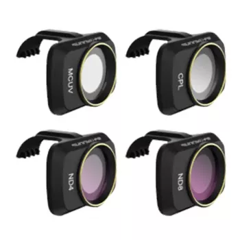 Set mit 4 Filtern CPL ND 4/8 UV Sunnylife für DJI Mini 2 (MM-FI9257)