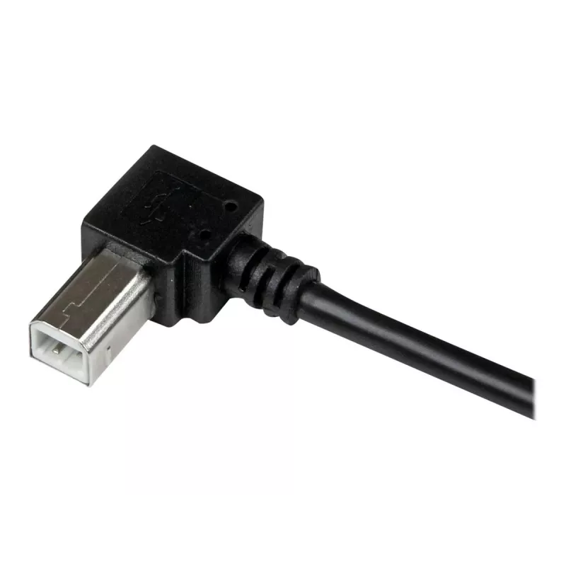 StarTech.com 3m USB 2.0 A auf rechtwinkliger B Kabel – M/M, 3 m, USB A, USB B, USB 2.0, Schwarz