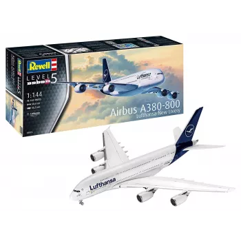 Fertigmodell Revell Airbus A380-800 Lufthansa New Livery