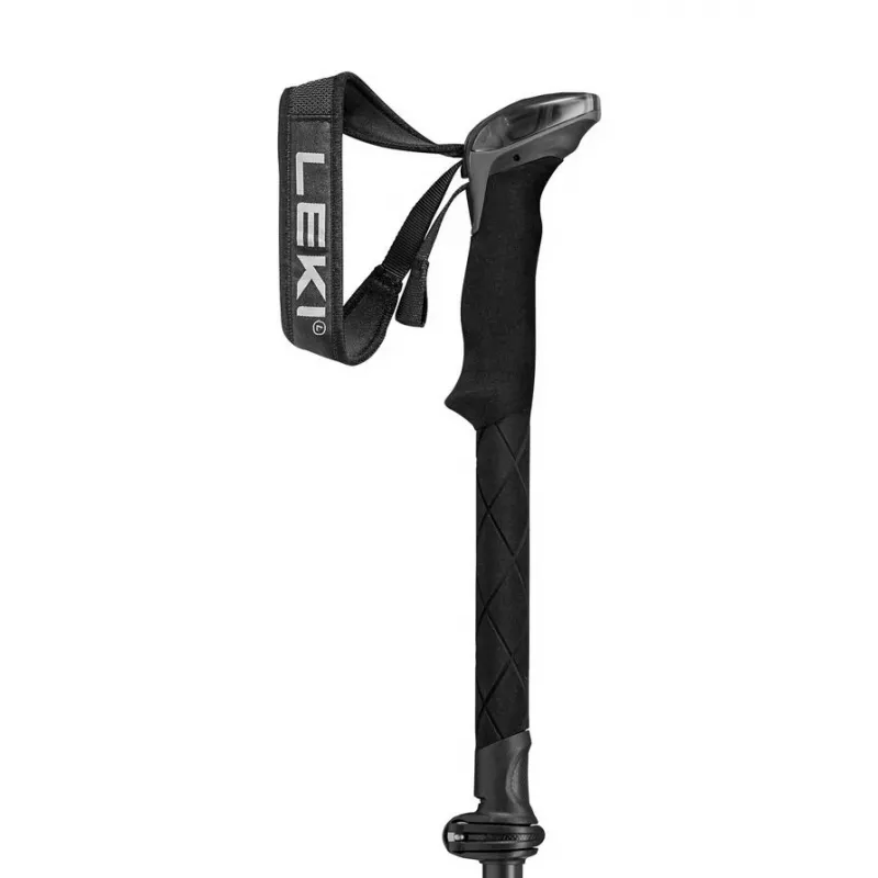 Trekkingstöcke Leki Sherpa FX verstellbar 120–140 cm, schwarz