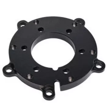 Adapterplatte für Schnellverschluss, Asetek 3rd Party QR Adapter Plate, kompatibel mit 70 mm und 50,8 mm Lochkreisen – schwarz