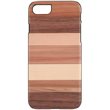 Handyhülle man and wood für iPhone 7/8 — sabbia schwarz