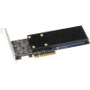 Sonnet M.2 2x4 Low-Profile-PCIe-Karte RAID-Controller PCI Express x8 3.0 (FUS-SSD-2X4-E3S)