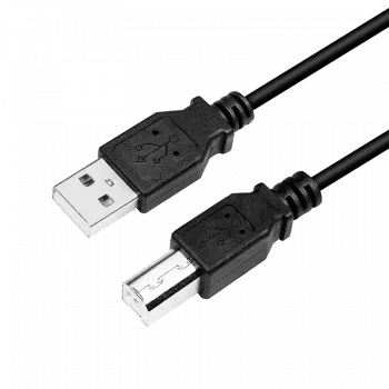 USB-Kabel LogiLink CU0009B 5m USB A USB B Schwarz